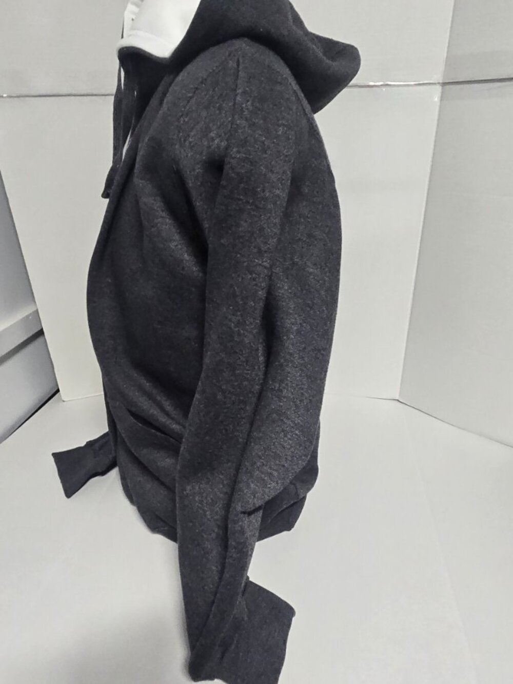 River Wear Canada Hoodie XL Charcoal Gray Maple Leaf Pullover Fleece Sweatshirt - Picture 3 of 12